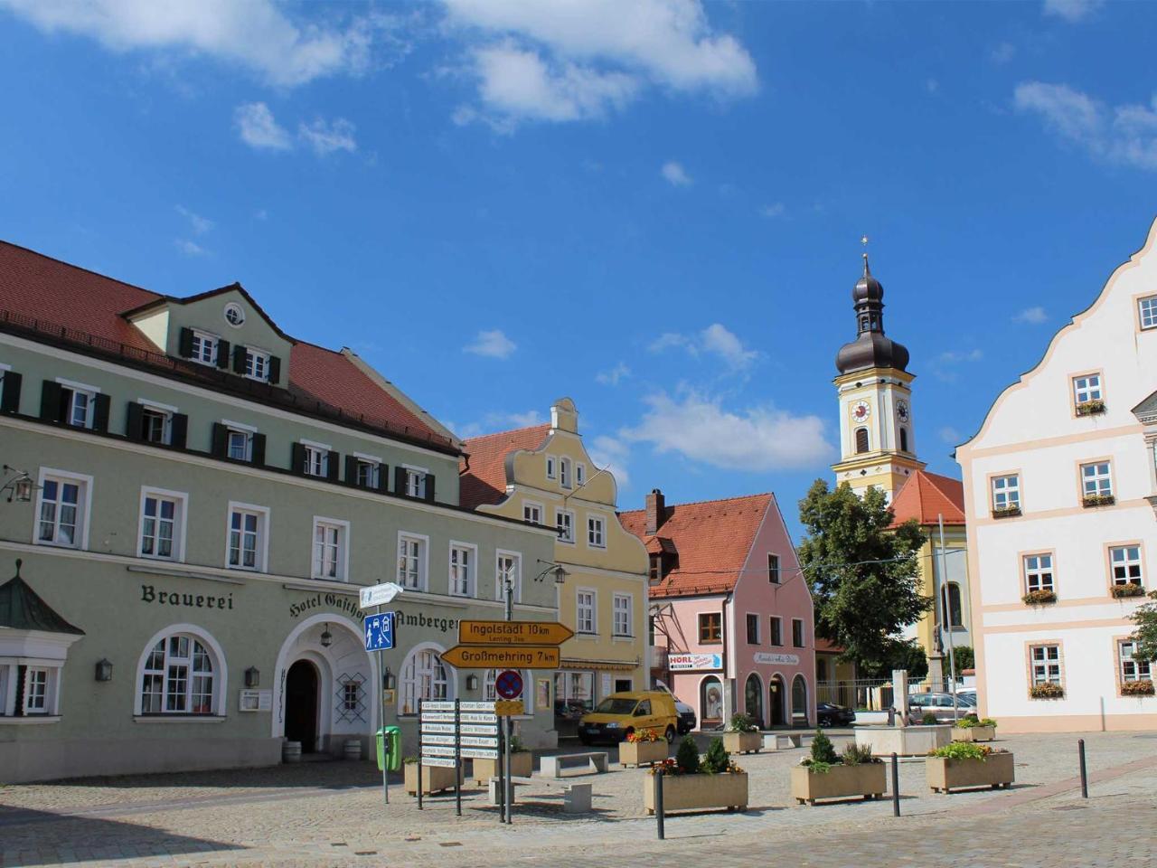 Hotel Brauereigasthof Amberger Kosching المظهر الخارجي الصورة