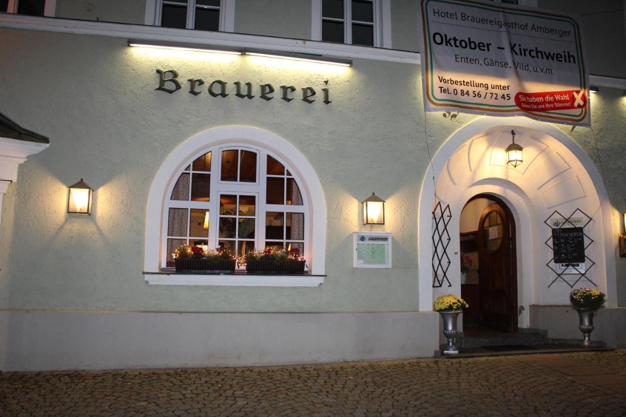 Hotel Brauereigasthof Amberger Kosching المظهر الخارجي الصورة